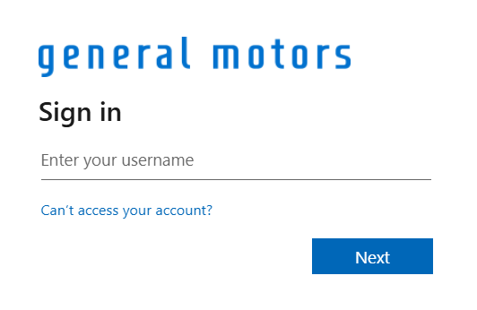 GMglobalconnect Sign in